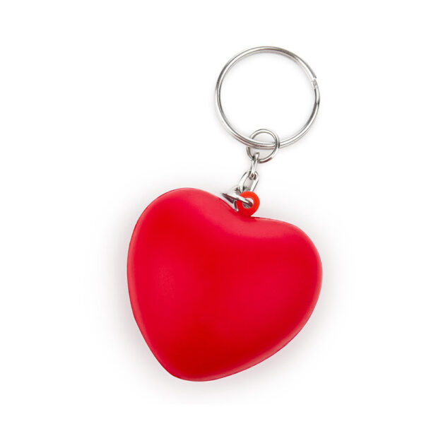 LLAVERO ANTIESTRÉS EN FORMA DE CORAZÓN